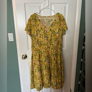 Old Navy Yellow Summer Sundress Size XL